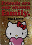 2026 Panini Hello Kitty & Friends: Fun Together! #100 Hello Kitty – Golden Glitter Friends – voorkant | Lichcards