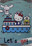 2026 Panini Hello Kitty & Friends: Fun Together! #87 Sanrio characters – Nautical Cuties Glitter – Near Mint – voorkant