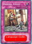 Begone, Knave! — Invasion of Chaos (IOC-107) Yu-Gi-Oh! card