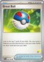 Pokémon-kaart Great Ball 183/193 Fixed uit de set Battle Academy 2024 (Pikachu 49)