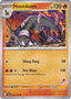 Pokémon-kaart Houndoom 034/198 uit Battle Academy 2024 (Armarouge-deck, stempel 23)