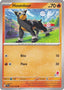 Pokémon-kaart Houndour 033/198 uit Battle Academy 2024 (Armarouge-deck, stempel 21)