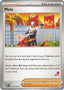 Pokémon-kaart Mela 167/182 Fixed uit de set Battle Academy 2024, Armarouge-deck 54