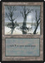 Magic-kaart Snow-Covered Swamp ICE-372 uit Ice Age (Land)