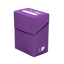 Ultra Pro Deck Box Solid in paars, gesloten deckbox voor 80 dubbel gesleevede kaarten | Lichcards
