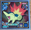 Cyndaquil #943 Pokemon Sticker Metallic Japanese 2009
