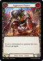 Aggressive Pounce (Blue) — Compendium Of Rathe (PEN-011) Flesh and Blood card