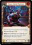 Heavy Metal Hardcore (Red) — Compendium Of Rathe (PEN-072) Flesh and Blood card
