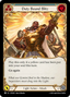Duty Bound Blitz (Blue) — Compendium Of Rathe (PEN-185) Flesh and Blood card
