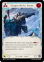 Conquer the Icy Terrain (Blue) — Compendium Of Rathe (PEN-233) Flesh and Blood card