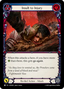 Insult to Injury (Blue) — Compendium Of Rathe (PEN-305) Flesh and Blood card
