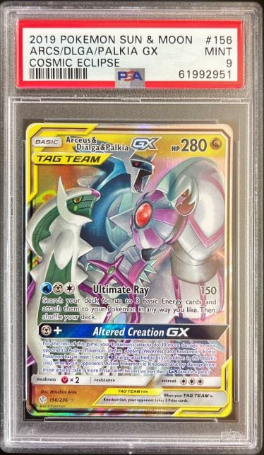 Arceus & Dialga & Palkia-GX, Cosmic Eclipse, TCG Card Database