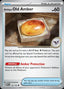 Pokémon-kaart Antique Old Amber 154/165 Common uit de set 151
