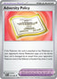 Pokémon-kaart Adversity Policy 074/086 Uncommon uit de set Chaos Rising