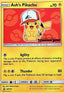 Pokémon-kaart Ash's Pikachu SM109 Promo uit de set SM Black Star Promos