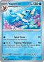 Pokémon-kaart Vaporeon 022/131 Rare uit de set Prismatic Evolutions