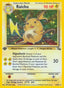 Pokémon-kaart Raichu 14/62 Holo Rare uit de set Fossil