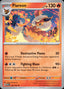 Pokémon-kaart Flareon 136/165 Rare uit de set 151