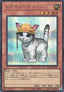 Yu-Gi-Oh!-kaart Rescue Cat QCAC-JP006 Secret Rare uit Quarter Century Art Collection