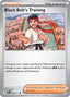 Pokémon-kaart Black Belt's Training 098/131 Common uit de set Prismatic Evolutions