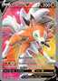 Pokémon-kaart Lycanroc V 187/203 Ultra Rare uit de set Evolving Skies