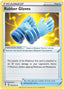 Pokémon-kaart Rubber Gloves 156/203 Uncommon uit de set Evolving Skies