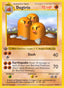 Pokémon-kaart Dugtrio 19/102 Rare uit de set Base Set