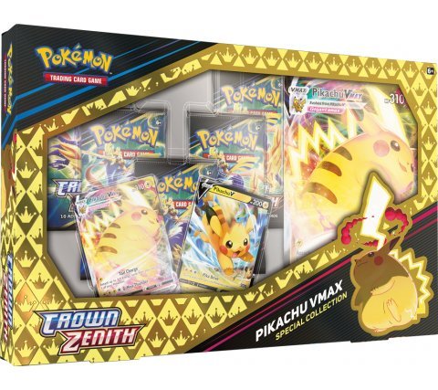 Crown Zenith Special Collection Pikachu VMAX Release 17 Februari 2022 - Lichcards