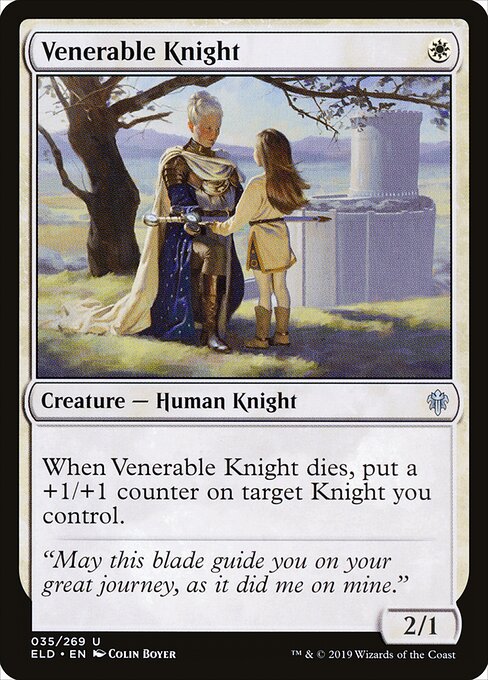 Venerable Knight – Throne of Eldraine (ELD-35) Magic: The Gathering card | LC-REM-20260804-15150719271244-0001f1ef-b957-4a55-b47f-14839cdbab6f