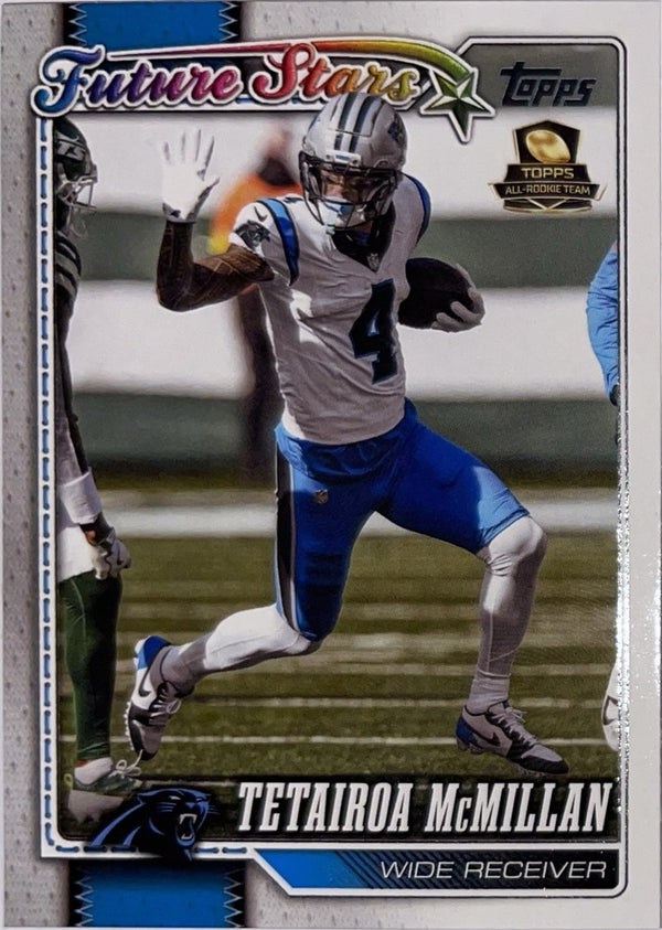 2026 Topps Football #269 Tetairoa McMillan Future Stars – Near Mint – voorkant