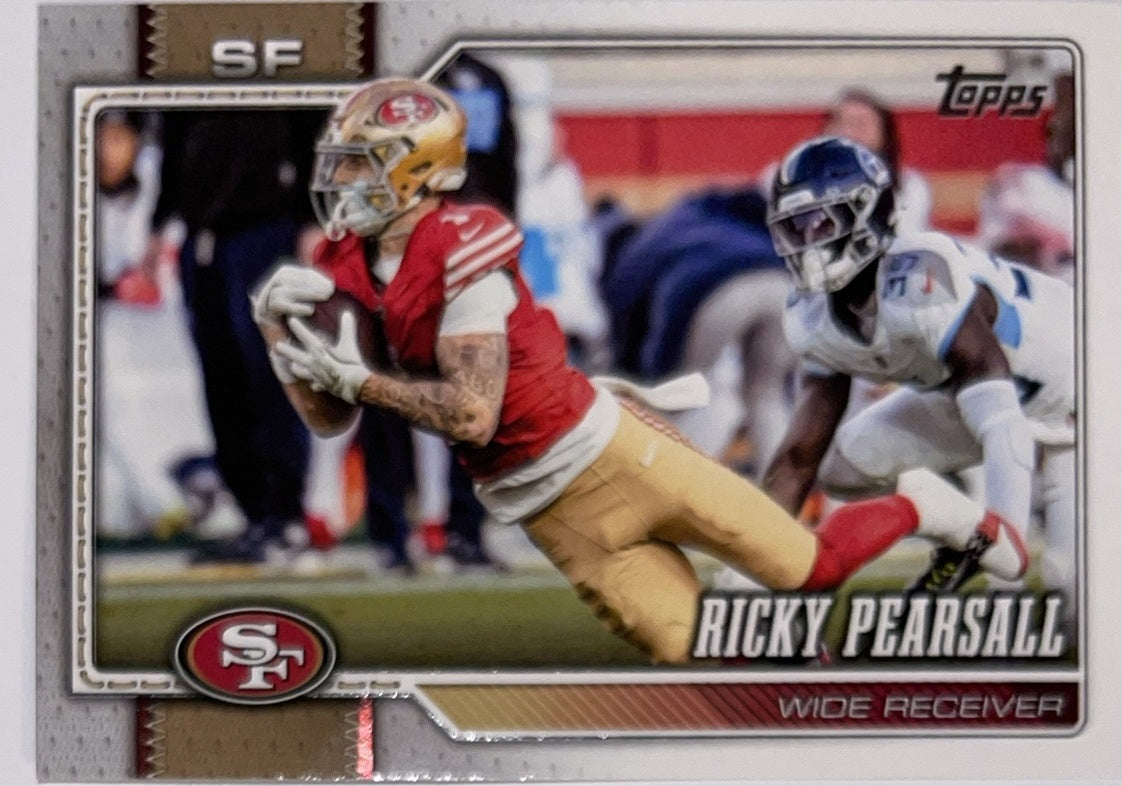 2026 Topps Football #182 Ricky Pearsall – Near Mint – voorkant