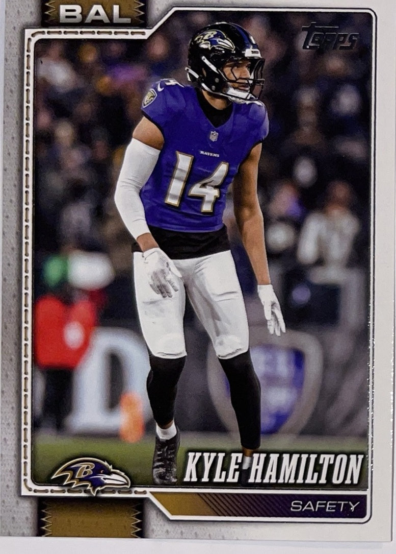 2026 Topps Football #19 Kyle Hamilton – Near Mint – voorkant