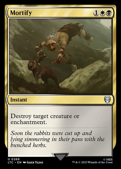 Mortify – Commander: The Lord of the Rings: Tales of Middle-earth (LTC-269) Magic: The Gathering card Hoofdafbeelding