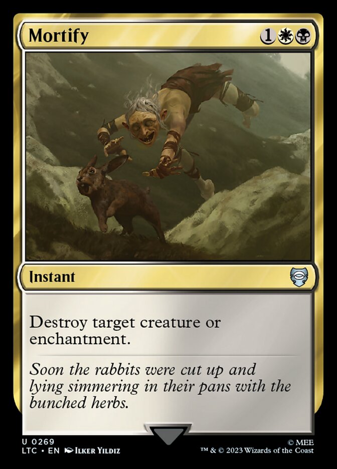 Magic-kaart Mortify LTC-269 uit Commander: The Lord of the Rings: Tales of Middle-earth (Uncommon)