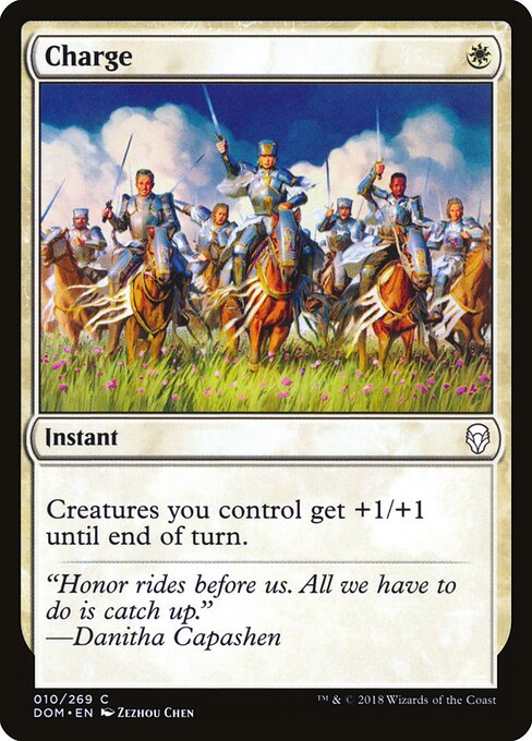 Charge – Dominaria (DOM-10) Magic: The Gathering card | LC-REM-20260804-15150896972108-000eded9-854c-408a-aadf-c26209e27432