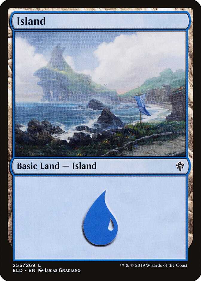 Island (V.2) - Throne of Eldraine (Land) [ELD-255]