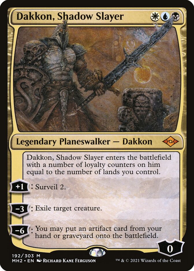 Dakkon, Shadow Slayer - Modern Horizons 2 (Mythic) [MH2-192] Image principale du produit