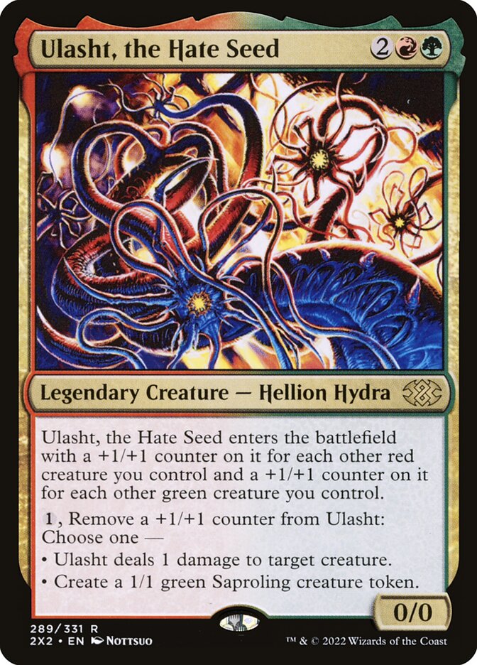 Ulasht, the Hate Seed - Double Masters 2022 (Rare) [2X2-289]