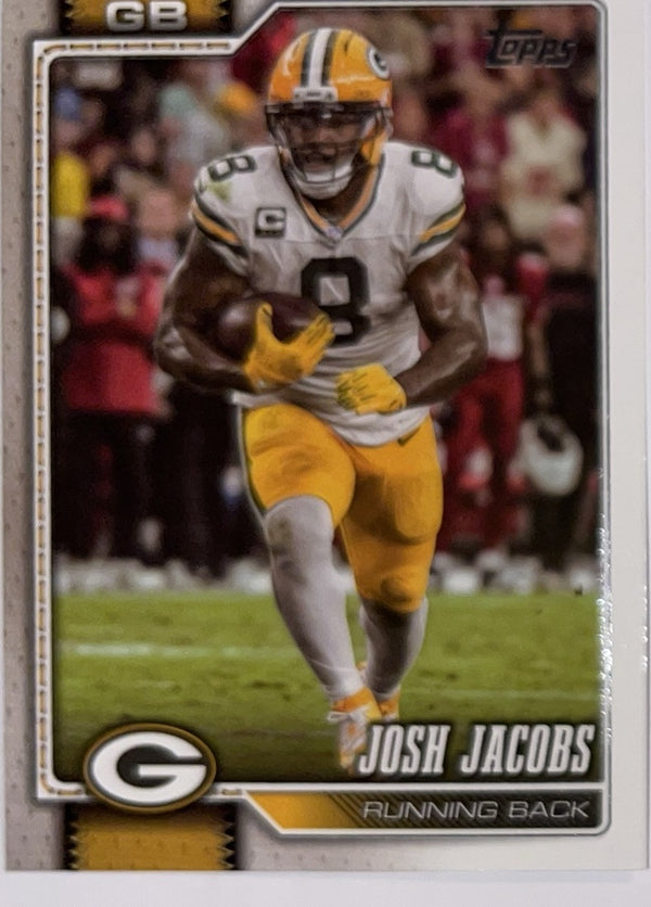 2026 Topps Football #77 Josh Jacobs – Near Mint – voorkant