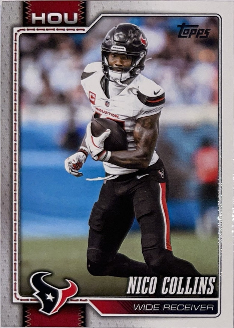 2026 Topps Football #83 Nico Collins – Near Mint – voorkant