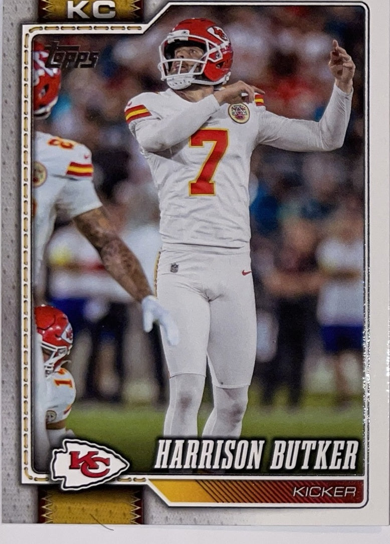 2026 Topps Football #98 Harrison Butker – Near Mint – voorkant