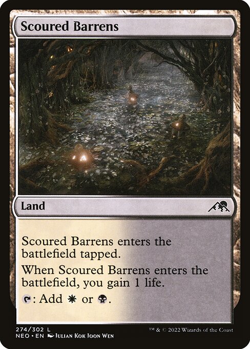 Scoured Barrens – Kamigawa: Neon Dynasty (NEO-274) Magic: The Gathering card | LC-REM-20260804-15909432164684-00538414-90f3-41da-b67e-d81cfa643de3