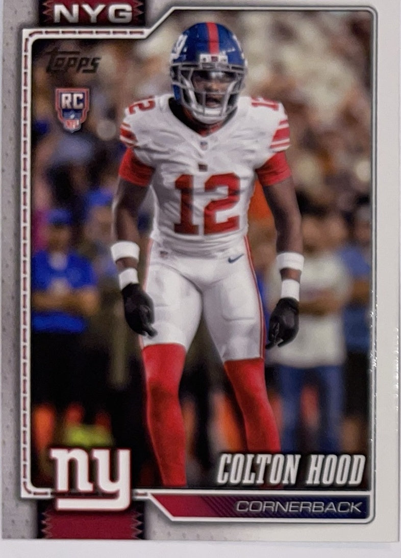 2026 Topps Football #381 Colton Hood RC – Near Mint – voorkant