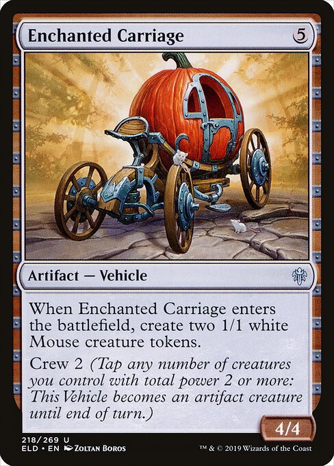 Enchanted Carriage – Throne of Eldraine (ELD-218) Magic: The Gathering card | LC-REM-20260804-15150718714188-0057c2ae-ea4f-404a-ab95-f3979efd1b3b