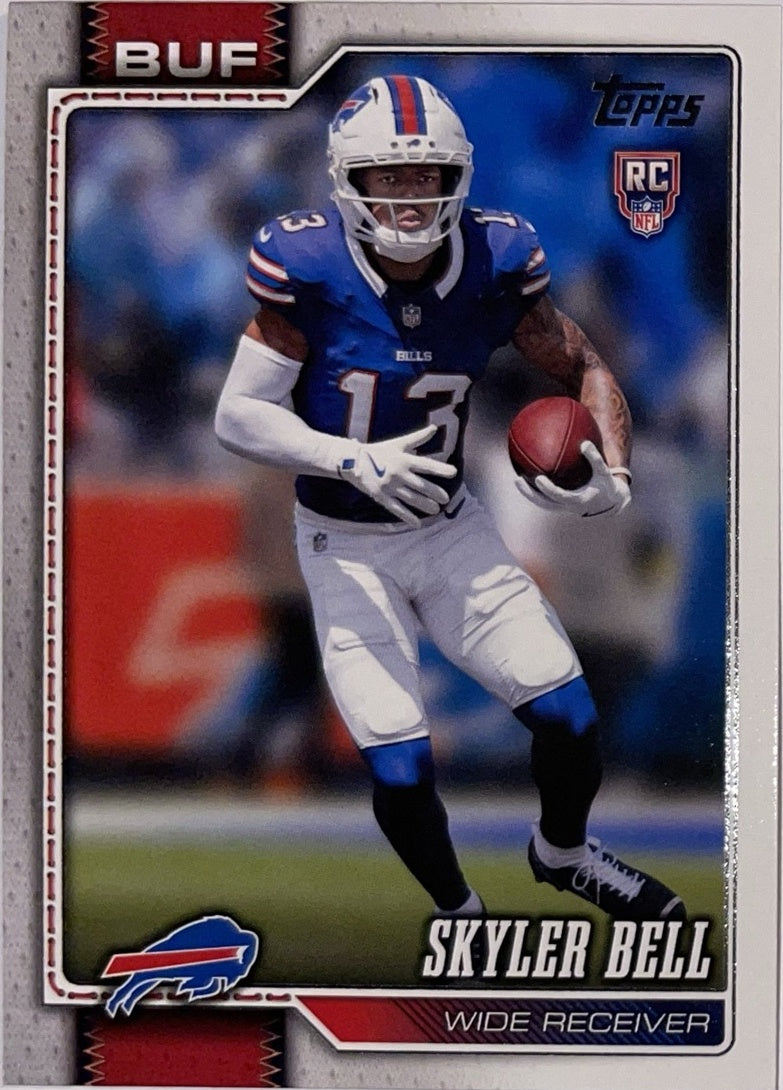2026 Topps Football #327 Skyler Bell RC – Near Mint – voorkant