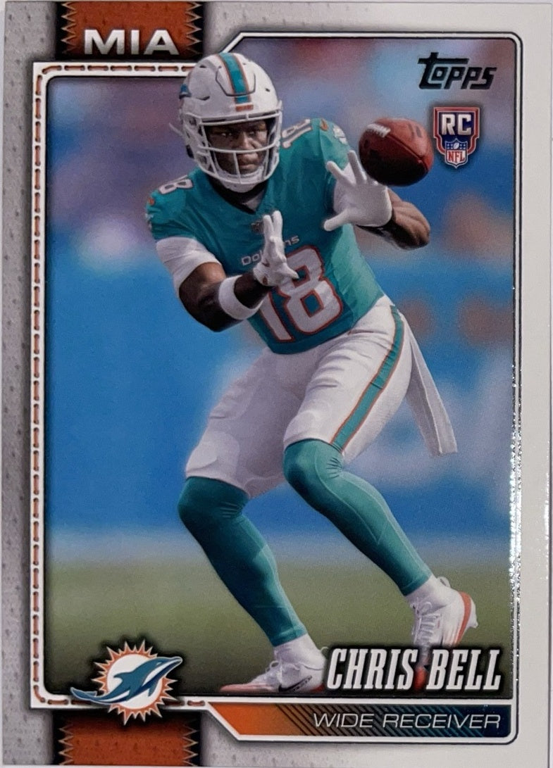 2026 Topps Football #324 Chris Bell RC – Near Mint – voorkant