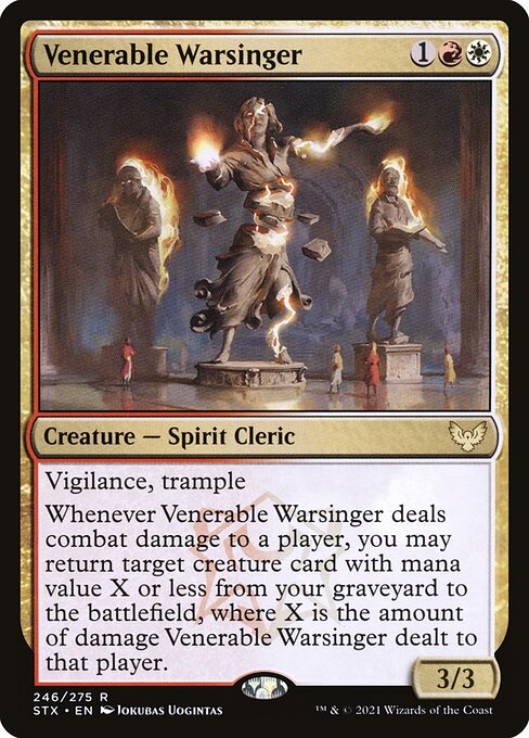 Venerable Warsinger – Strixhaven: School of Mages (STX-246) Magic: The Gathering card | LC-REM-20260804-15150844412236-006313f8-cc60-4a4e-8ec6-953cdf1c16e3 Hauptbild