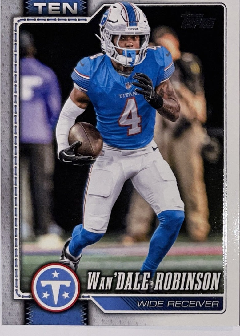 2026 Topps Football #246 Wan'Dale Robinson – Near Mint – voorkant