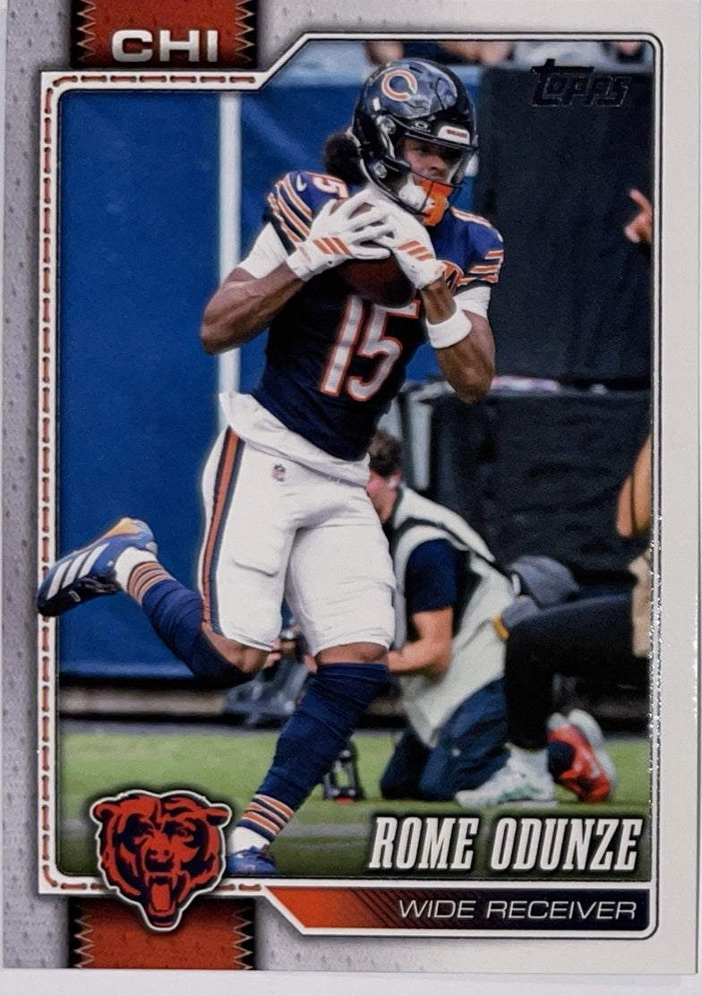 2026 Topps Football #32 Rome Odunze – Near Mint – voorkant