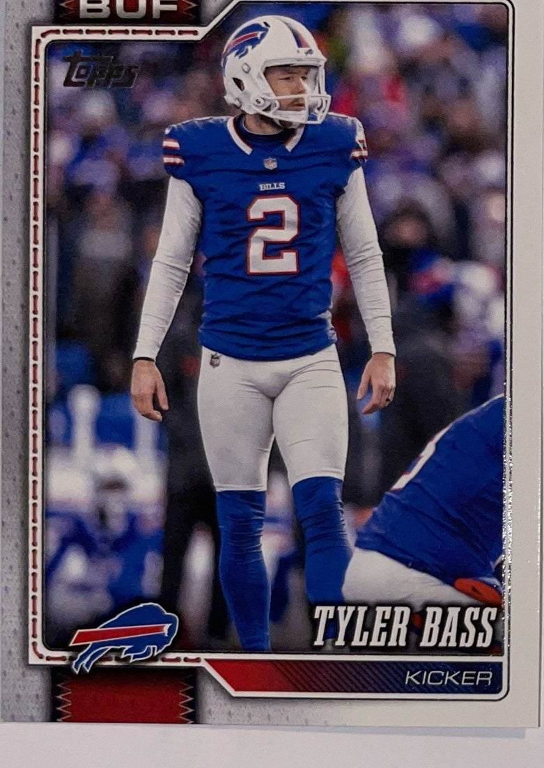 2026 Topps Football #209 Tyler Bass – Near Mint – voorkant